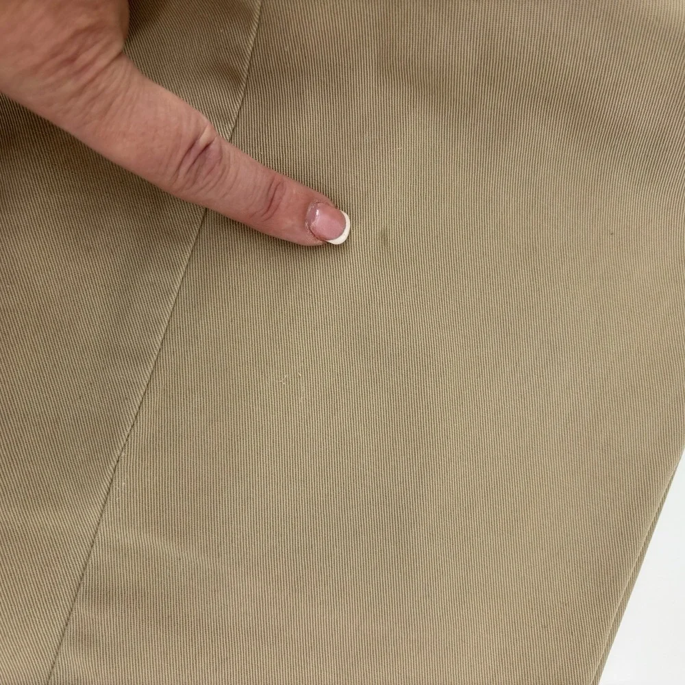 Polo Ralph‎ Lauren Pants Mens 33x32 Khaki Beige Chino Straight Leg Pleated Front